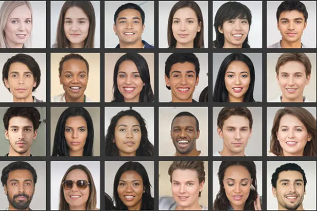 أداة ذكاء صناعي جديدة تبتكر وجوهاً بشرية