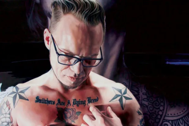 «اللص» بريشة الرسامة