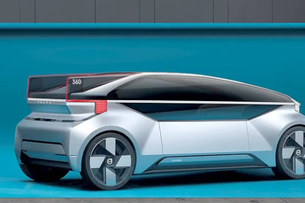 «فولفو» ذاتية القيادة بتصميم مقوّس