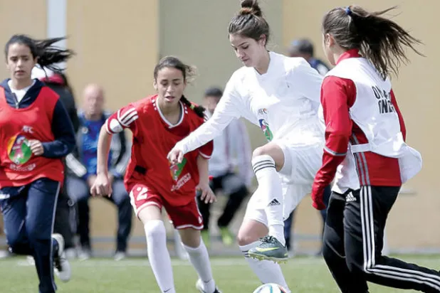 كرة القدم النسائية بدأت تستحوذ على اهتمامات الأندية السعودية (الشرق الأوسط)