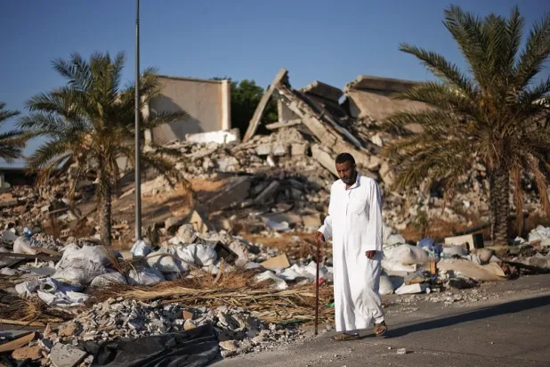 Konut krizi Libyalıları Kaddafi’nin Babu’l-Aziziye’deki karargâhına yerleşmeye zorluyor