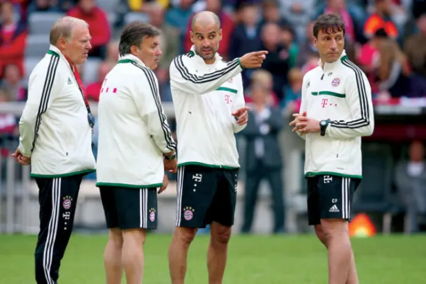 تورينت وغوارديولا واصلا العمل معاً بنجاح في بايرن ميونيخ بعد مغادرة برشلونة (غيتي) 