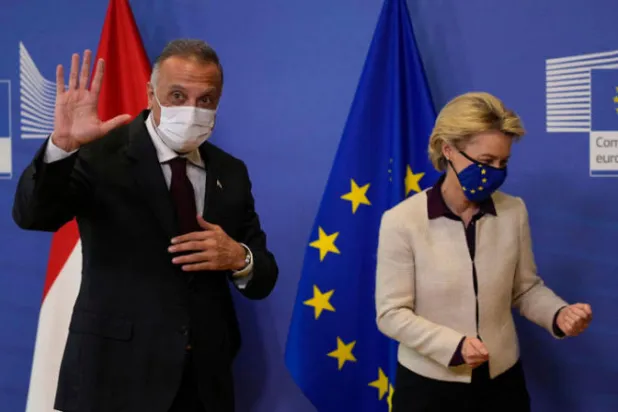 الكاظمي في بروكسل لتفعيل اتفاقات