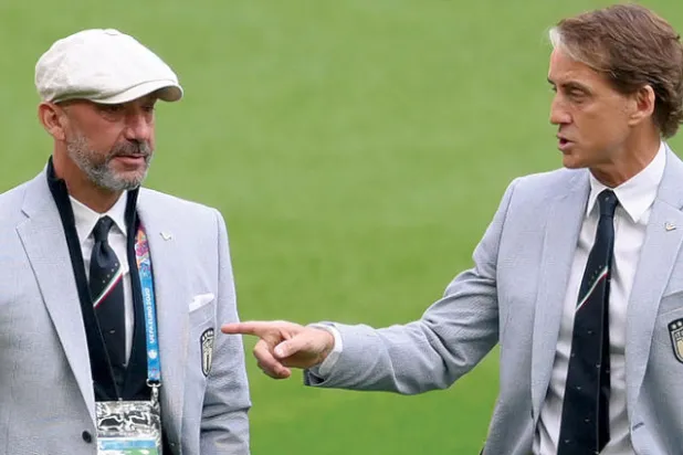 كأس أوروبا: مانشيني وفيالي... «توأما التهديف» يبحثان عن مجد ويمبلي الضائع