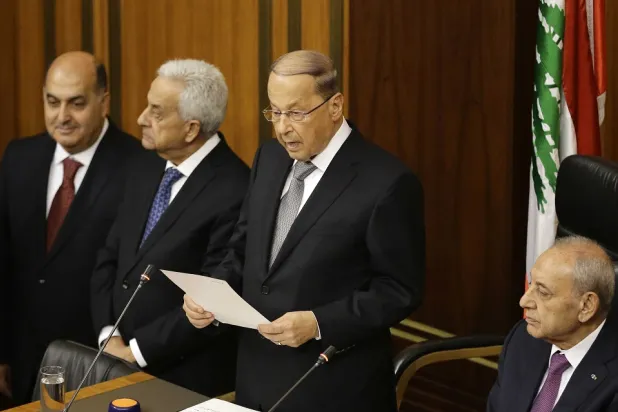 ‘Guardian of the Republic’s Tomb’: Aoun Returned to Baabda Onboard an Iranian Train as a Guard, Not a President