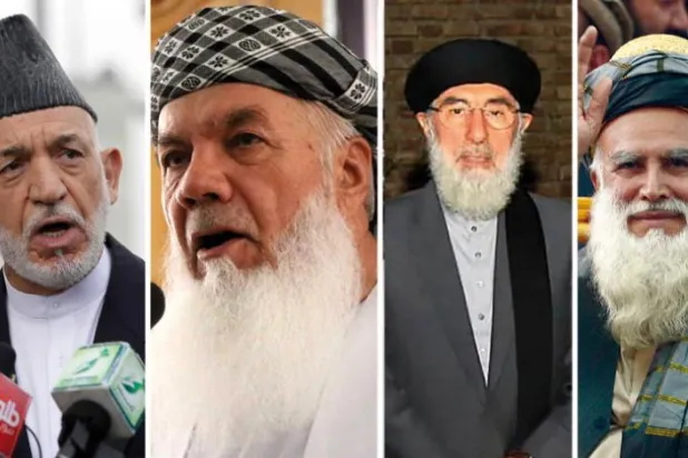 Hamid Karzai (AP) - İsmail Han (Herat Aslanı) (AFP) - Gulbeddin Hikmetyar (AFP) - Abdul Resul Seyyaf (AFP/Getty Images)