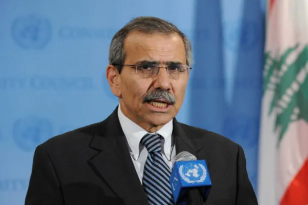 Lübnan'ın eski  Birleşmiş Milletler Daimi Büyükelçisi Navaf Selam (AFP)