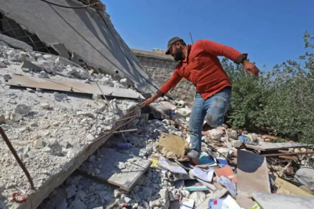 اسرائیل نے وسطی شام میں حزب اللہ کے مضبوط گڑھ پر کی بمباری