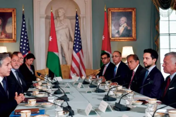 Ürdün Kralı Abdullah, Washington ziyareti öncesinde Bennett ve Gantz ile görüştüğünü açıkladı