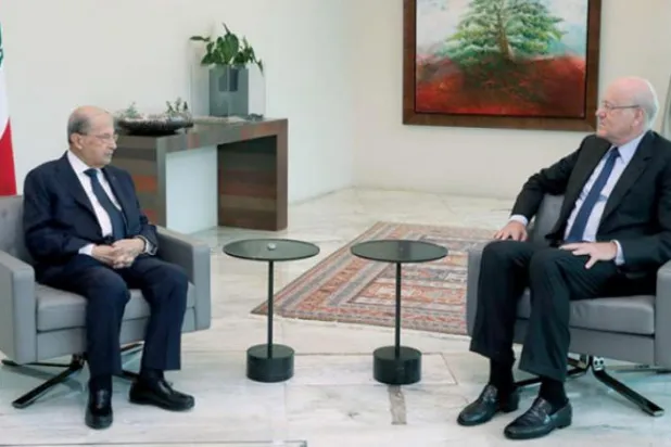 بیرونی ضمانتوں کی حمایت کے ساتھ میقاتی بنے نئے وزیر اعظم 