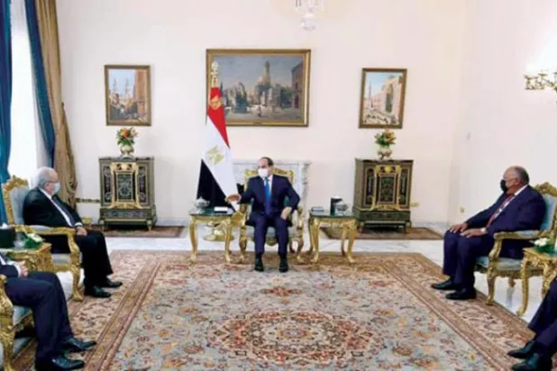 Sisi, Cezayirli Bakan Lamamra’ya Mısır'ın Nil sularındaki haklarına bağlı kalacağını bildirdi