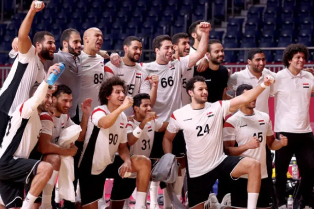 المنتخب المصري فاز بأربع مباريات بدور المجموعات ويأمل العبور إلى نصف النهائي (إ.ب.أ)