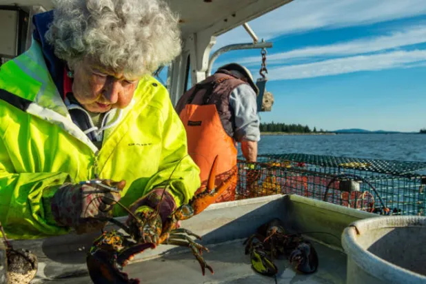 «سيدة الكركند» تواظب على شغفها رغم تخطيها 100 عام