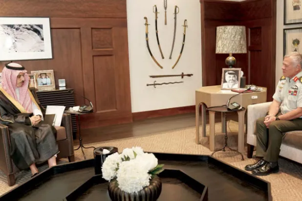 العاهل الأردني يثمّن الدعم السعودي لبلاده في «قضية الفتنة»