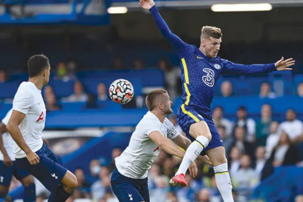 فيرنر حصل على ثقة توخيل لكنه لم يترجم ذلك على أرض الواقع إلى أهداف (أ.ف.ب)