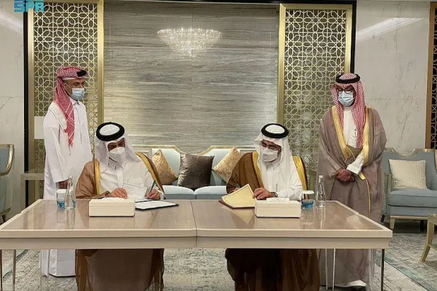 السعودية وقطر توقعان بروتوكول إنشاء مجلس التنسيق