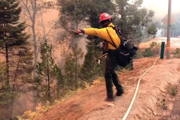 حرائق في كاليفورنيا (أ.ب)