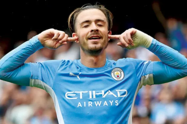 غريليش أول لاعب بريطاني يباع مقابل 100 مليون جنيه إسترليني (غيتي)