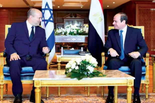 سیسی نے بینیٹ سے امن کی کوششوں کے ساتھ ہم آہنگ ہونے کا مطالبہ کیا ہے