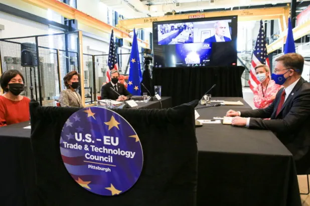 محادثات تجارية وتكنولوجية أميركية - أوروبية لتوحيد المواقف من الصين