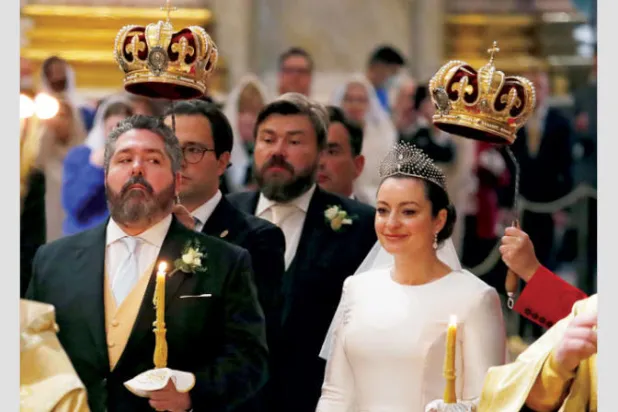 أول زفاف ملكي في روسيا منذ قرن