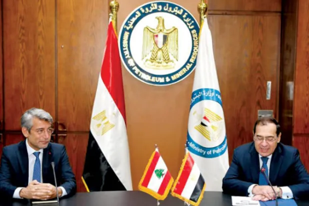 وزير الطاقة اللبناني يبحث في القاهرة سرعة استقدام الغاز المصري