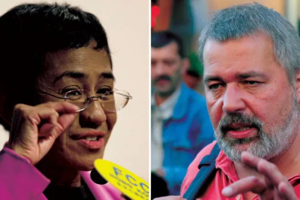 نوبل للسلام تمنح لصحافيين مناصفة... فلبينية ـ أميركية وروسي