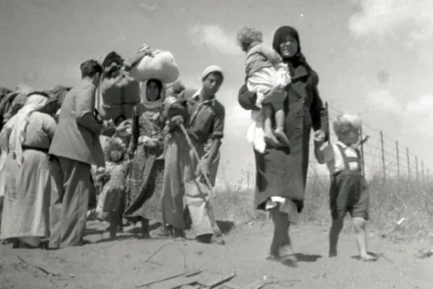 1948'de sınır dışı edilen Filistinliler.