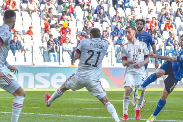 إيطاليا تنتزع المركز الثالث  في دوري الأمم الأوروبية على حساب بلجيكا