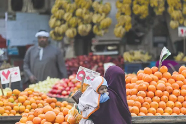 التضخم المصري  يرتفع إلى 6.6%