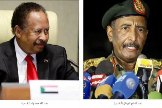 البرهان خواستار انحلال دولت حمدوک شد 