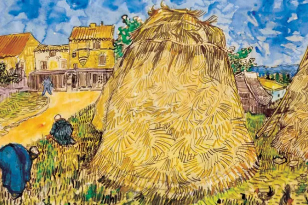 مزاد يعرض لوحة لفان جوخ  صادرها النازيون في الحرب العالمية