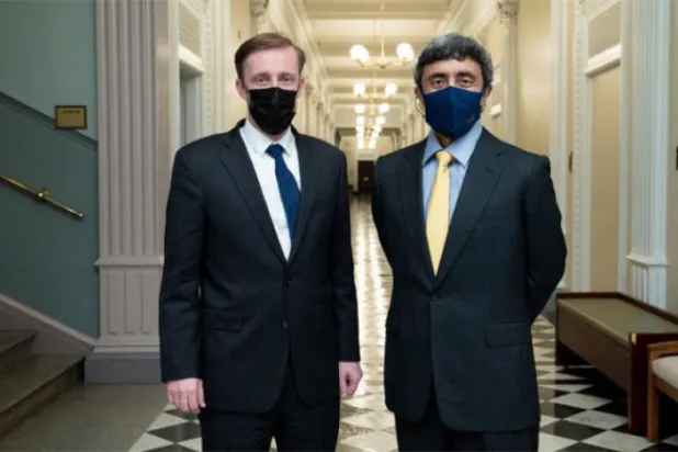 BAE Dışişleri Bakanı, ABD Ulusal Güvenlik Danışmanı Sullivan ile görüştü