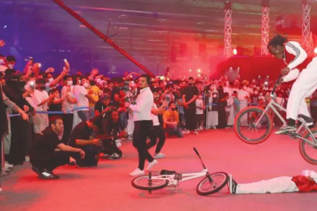 Festival kapsamında düzenlenen eğlenceler ve gösteriler büyük ilgi çekti. (Fotoğraflar: Saleh Al-Ghannam)