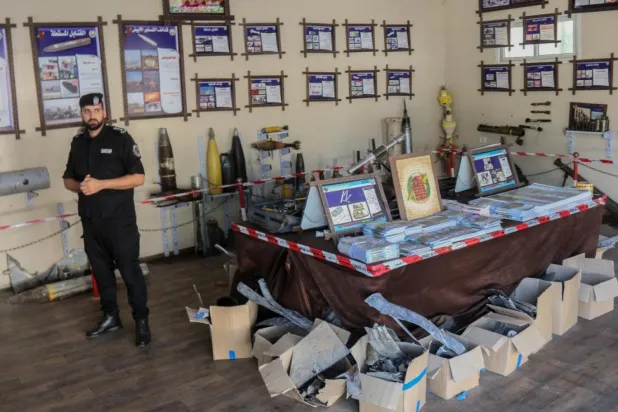 Gazze’deki bir sergide İsrail’in uluslararası düzeyde yasaklanmış silahları gözler önüne serildi