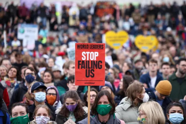 بالصور... مسيرات في غلاسكو والعالم من أجل المناخ