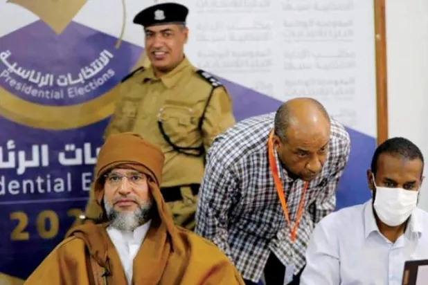 سیف الاسلام کے صدارتی عزائم ملٹری پراسیکیوشن سے ٹکراتے ہیں