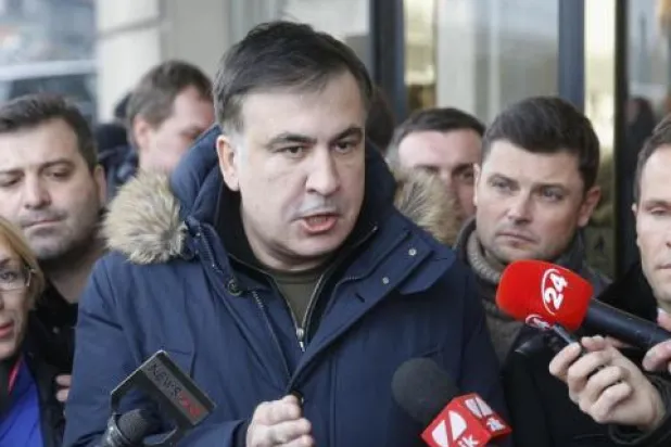 الرئيس الجورجي السابق ساكاشفيلي المضرب عن الطعام في وضع حرج