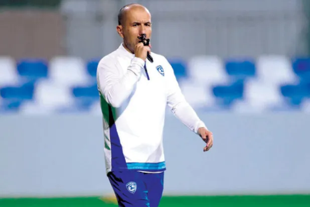 جارديم خلال إشرافه على تدريبات الهلال الأخيرة (الشرق الأوسط) 