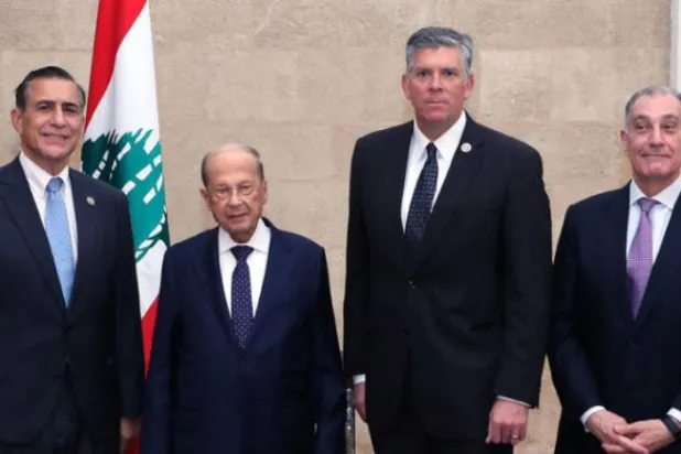 ABD Senatosu’ndan bir heyet, Beyrut’ta siyasi anlaşmazlıklara son verilmesi çağrısında bulundu