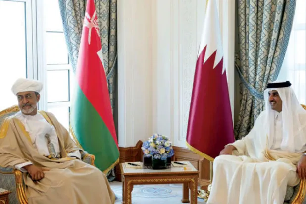 سلطان عُمان وأمير قطر يبحثان تعزيز العمل الخليجي