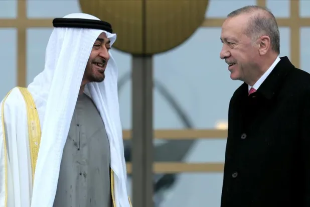 Abu Dabi Veliaht Prensi Bin Zayid'den Cumhurbaşkanı Erdoğan'a teşekkür telgrafı