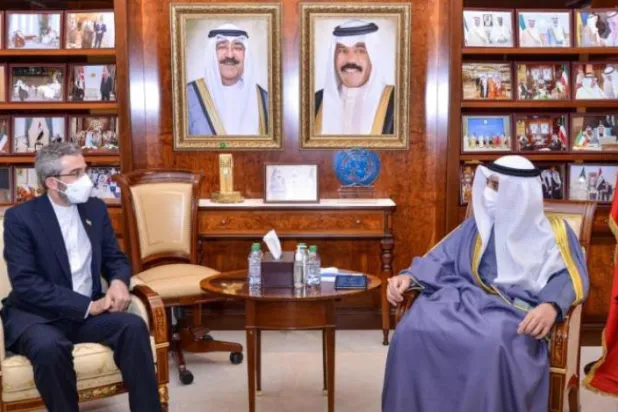 Kuveyt Dışişleri Bakanı ve İran Dışişleri Bakan Yardımcısı bir araya geldi