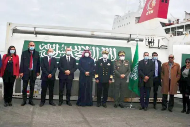 Kovid-19 ile mücadelede Suudi Arabistan'dan Tunus’a yardım