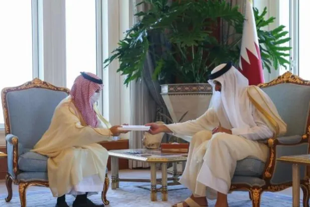 Kral Selman’dan Katar Emiri’ne mektup