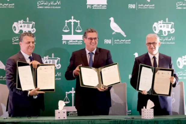 Fas'ta koalisyon hükümetindeki partiler ‘Çoğunluk Anlaşması’ imzaladı