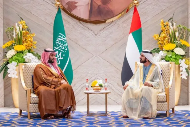 محمد بن سلمان يزور مقر «إكسبو2020» في دبي