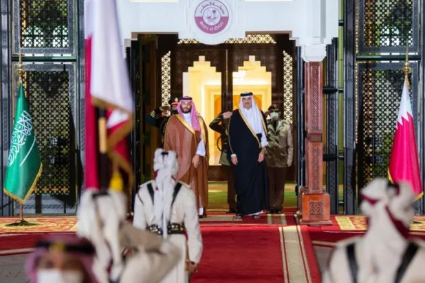 بيان سعودي - قطري يؤكد تعزيز التعاون تجاه جميع القضايا السياسية