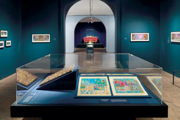 جانب من معرض متحف المتروبوليتان في نيويورك لأعمال الرسوم المتحركة الخاصة بديزني