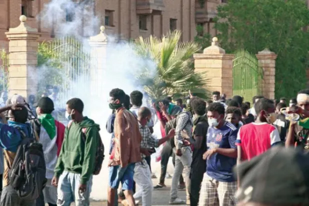 سوڈانی سیکورٹی نے "محل کے دھرنے" کو کیا منتشر